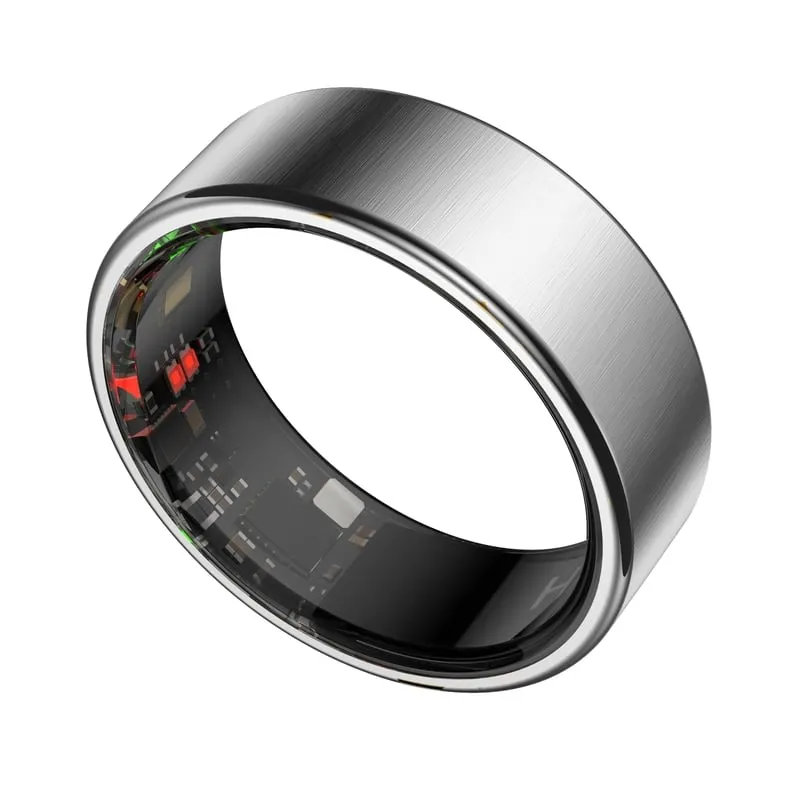 Haale II Smart Ring str. 8 (borstad silver)