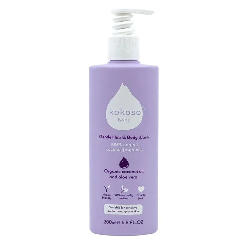 Kokoso Baby Gentle Hair & Body Wash 200 ml
