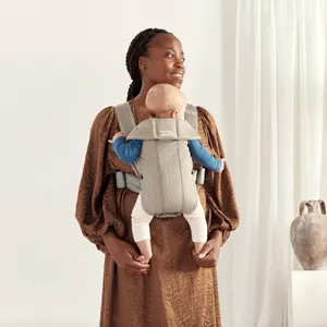 BabyBjörn Mini Bärsele 3D Mesh, Grey Beige