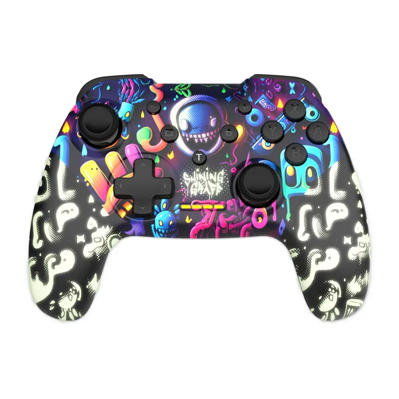 Freaks And Geeks - Shining Graff Wireless Controller - Switch/PC (Glow in the Dark Paint)
