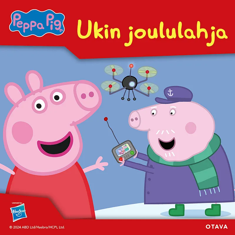 Pipsa Possu – Ukin joululahja, Ljudbok