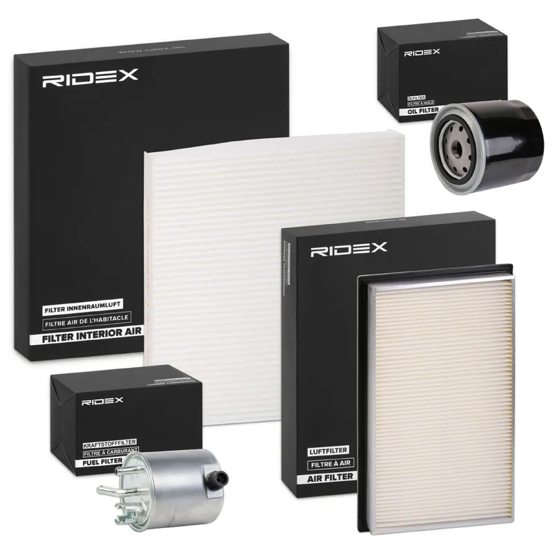 Filtersats RIDEX 4055F12447