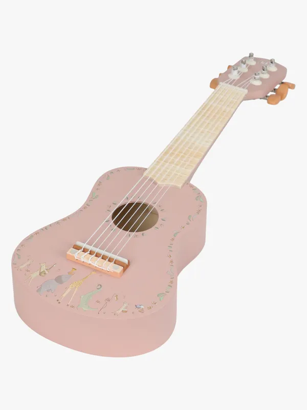 Little Dutch Safari Friends Gitarr, Rosa