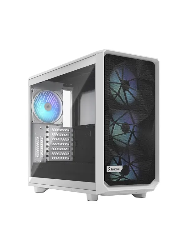 Fractal Design Meshify 2 RGB – White TG Clear Tint – Chassi – Miditower – Vit