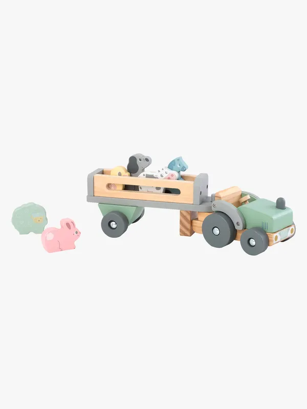 Kinder and Kids Traktor med Trailer och Djur