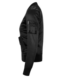 Urban Classics Bomberjakke i Satin Svart
