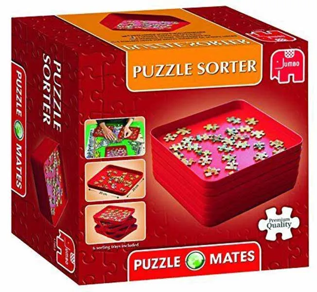 Pusselsorterare med 6 brickor, Jumbo