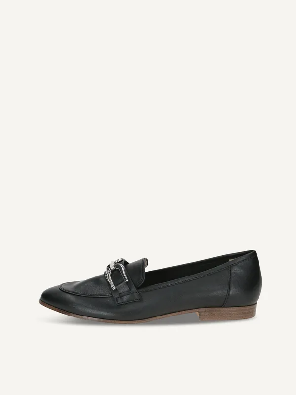 CAPRICE Slipper, black, made of Leather, Size 39