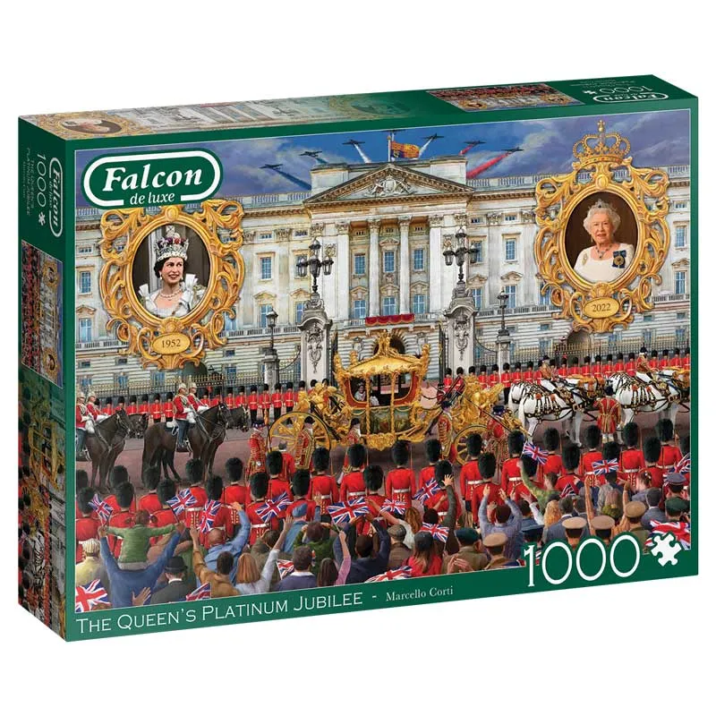 Pussel – Drottning Elizabeth II:s platinajubileum 1000 Bitar
