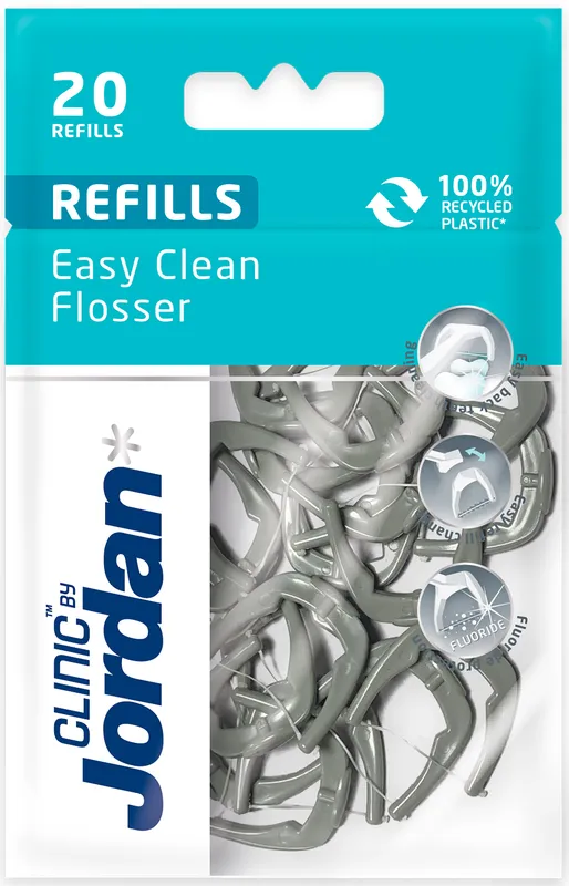 Jordan Clinic Easy Clean Flosser Refill 20 st