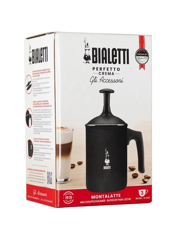 Manuell mjölkskummare Bialetti Perfetto Crema, 160 ml