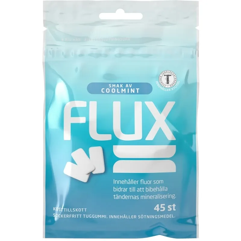 Flux Tuggummi Coolmint, påse 45 st