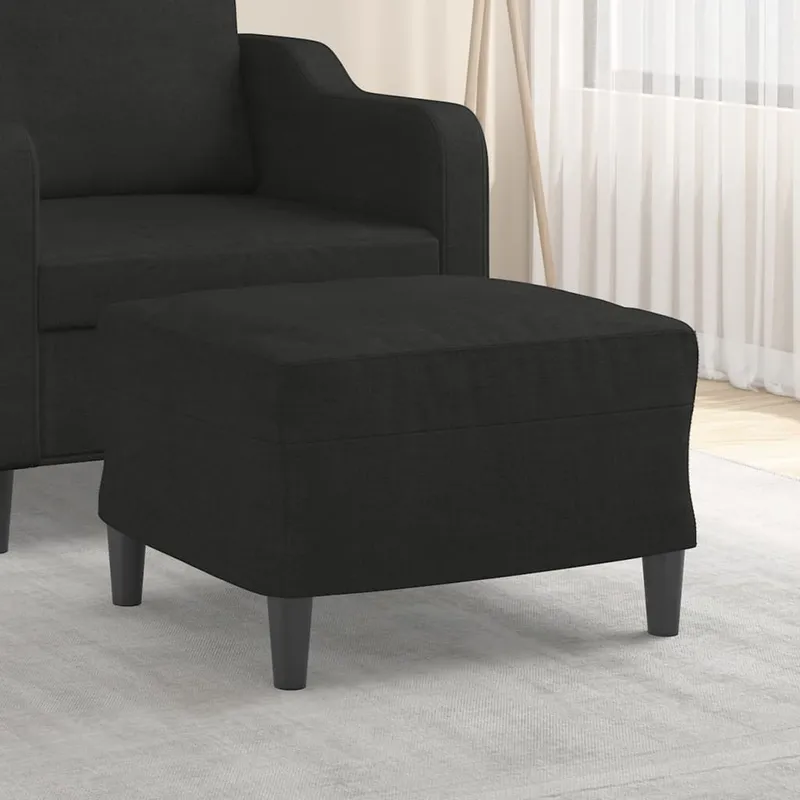 vidaXL Fotpall svart 60x50x41 cm tyg (#5864)