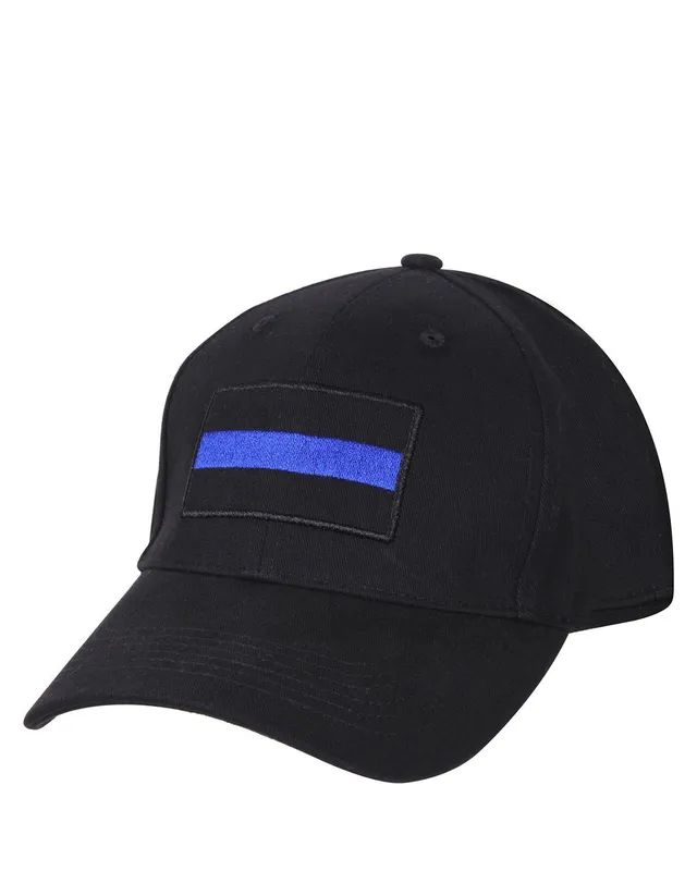 Rothco US Basebollkeps - Thin Blue Line Svart