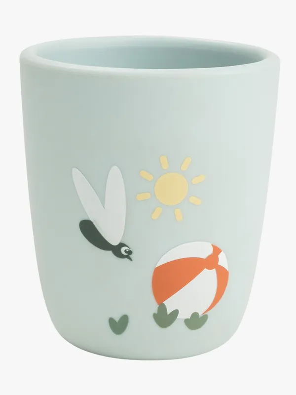 Done by Deer Mini Mugg - 160 ml. - Silikon - Lekplats - Blå
