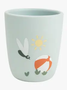 Done by Deer Mini Mugg - 160 ml. - Silikon - Lekplats - Blå
