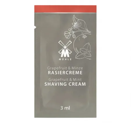 Grapefruit Mint Shaving Cream Sample – 3 ml