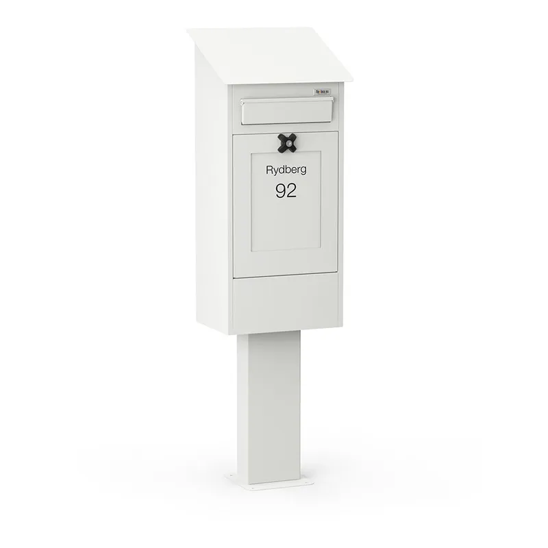 Postlåda Gustaf Röd – NCS S 4050-Y80R