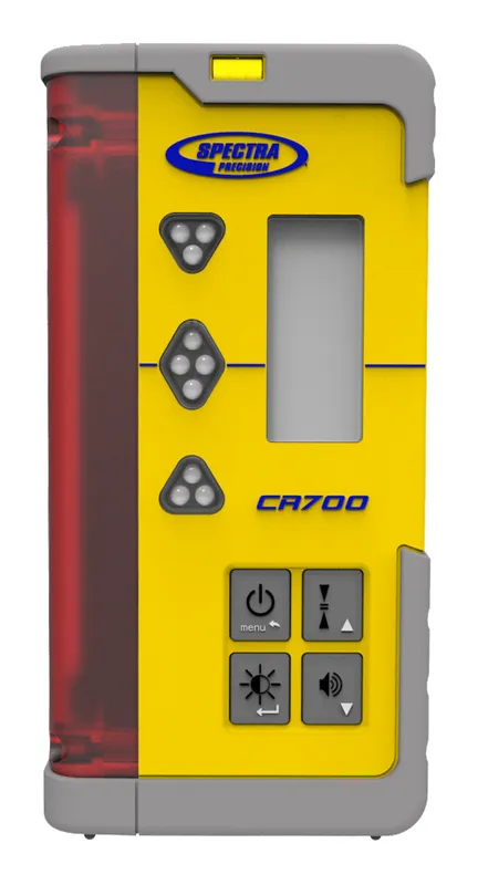 Spectra Precision CR700 Lasermottagare med batterier och fästen