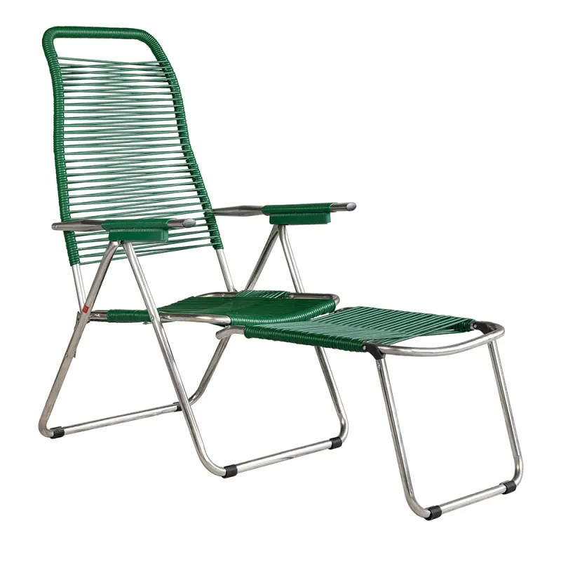 Fiam, Spaghetti footrest green matt aluminium