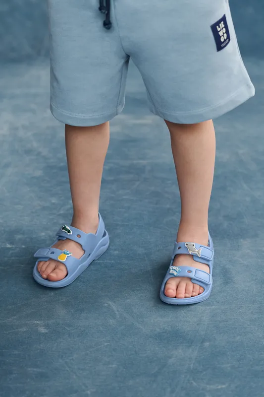 LIEWOOD Lilo Sandaler med applikationer Beach Blue Strl 25