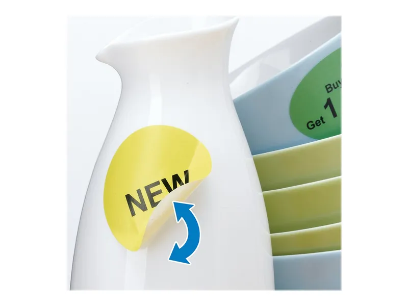 HERMA Special – Papper – matt – borttagbar självhäftning – vit – 30 mm rund 1200 etikett (er) (25 ark x 48) etiketter