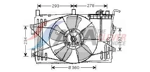 Ava Cooling Systems TO7508 Kylfläkt