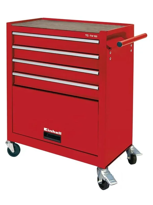 Einhell TC-TW 100 Verktygsvagn med 4 lådor