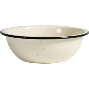 Sagaform Doris emaljskål Ø16 cm Beige