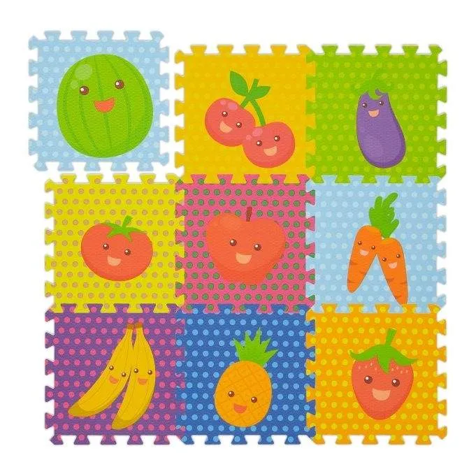 Pusselmatta Frukt