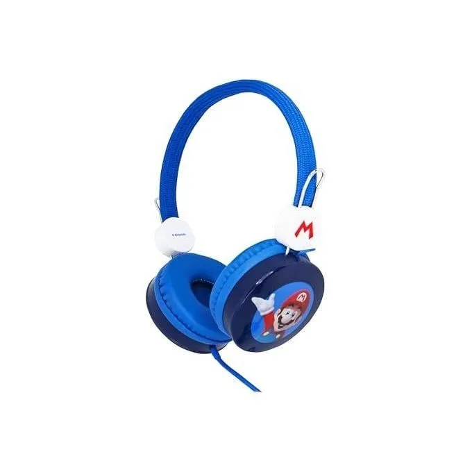 OTL Super Mario Kids Core Wired Headphones - Blue