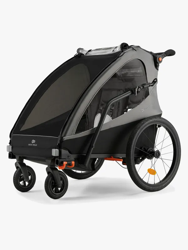 Kinderkraft Nava Cykelvagn, Grey