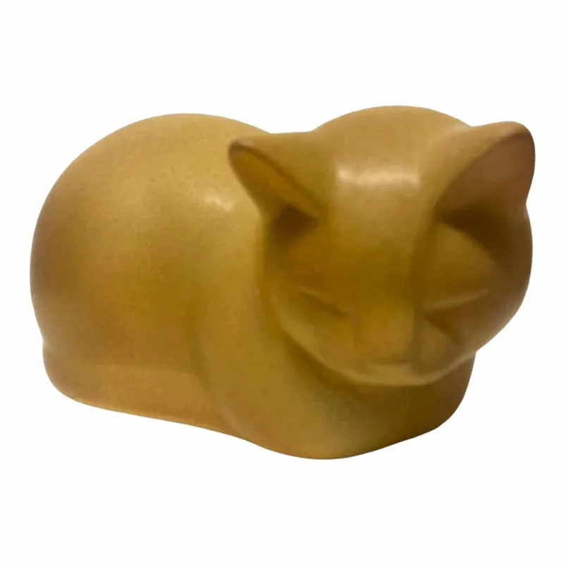 Gustavsberg – Figurin – Katten Moses brun design Lisa Larson