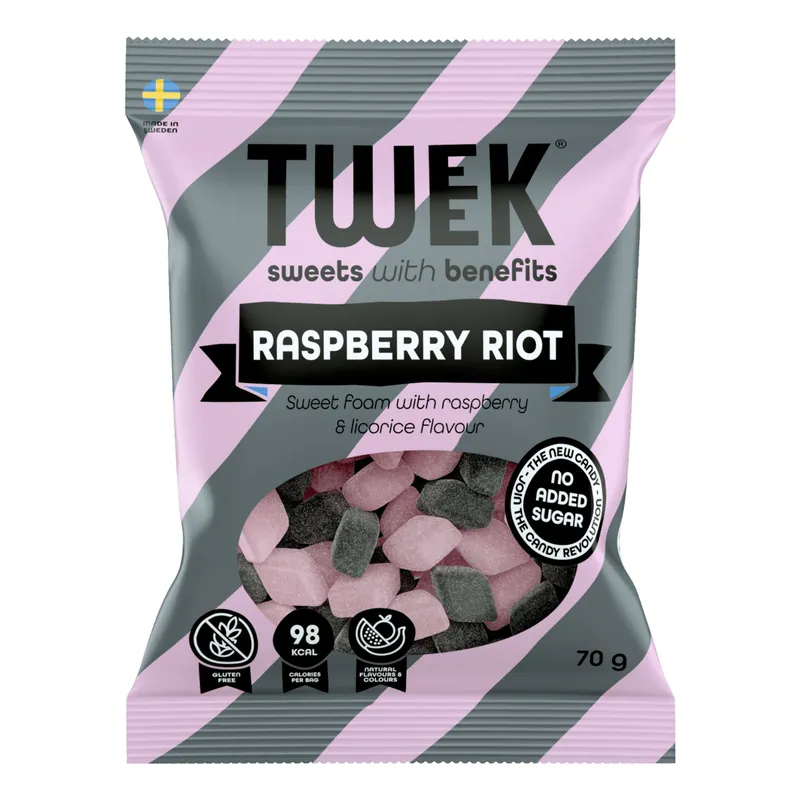 Köp 2 få 25% | Tweek Raspberry Riot 70 g