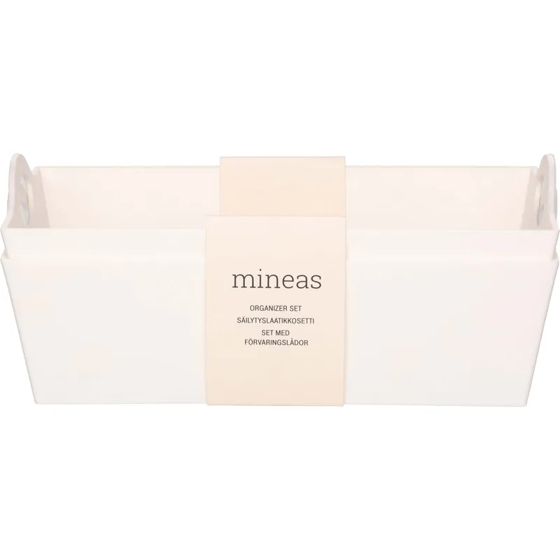 Mineas Organizer Set Large White