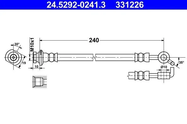 Bromsslang ATE 24.5292-0241.3
