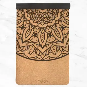 Yogamatta Kork Mandala XL (Extra stor)