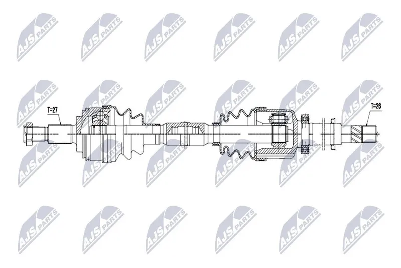 Drivaxel NTY NPW-RE-247