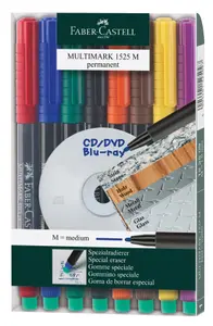 Märkpenna Multimark permanent M 8-pack Faber Castell