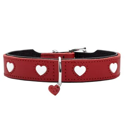 Hunter Love Hundhalsband Röd (#9053)