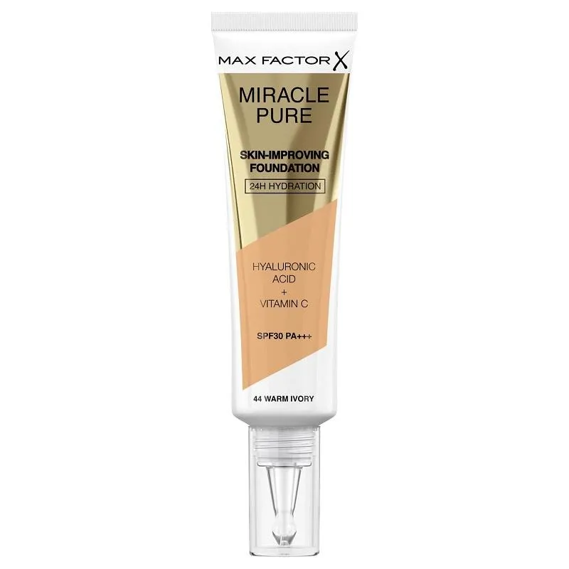 Max Factor Miracle Pure Skin-Improving Foundation – 44 Warm Ivory 30 ml