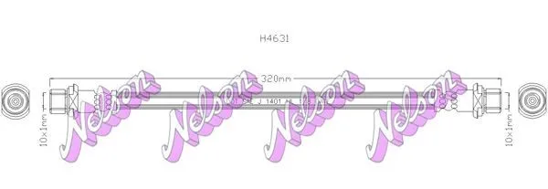 Bromsslang KAWE H4631