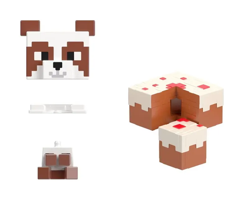 Minecraft MOB Head Mini Panda Playset
