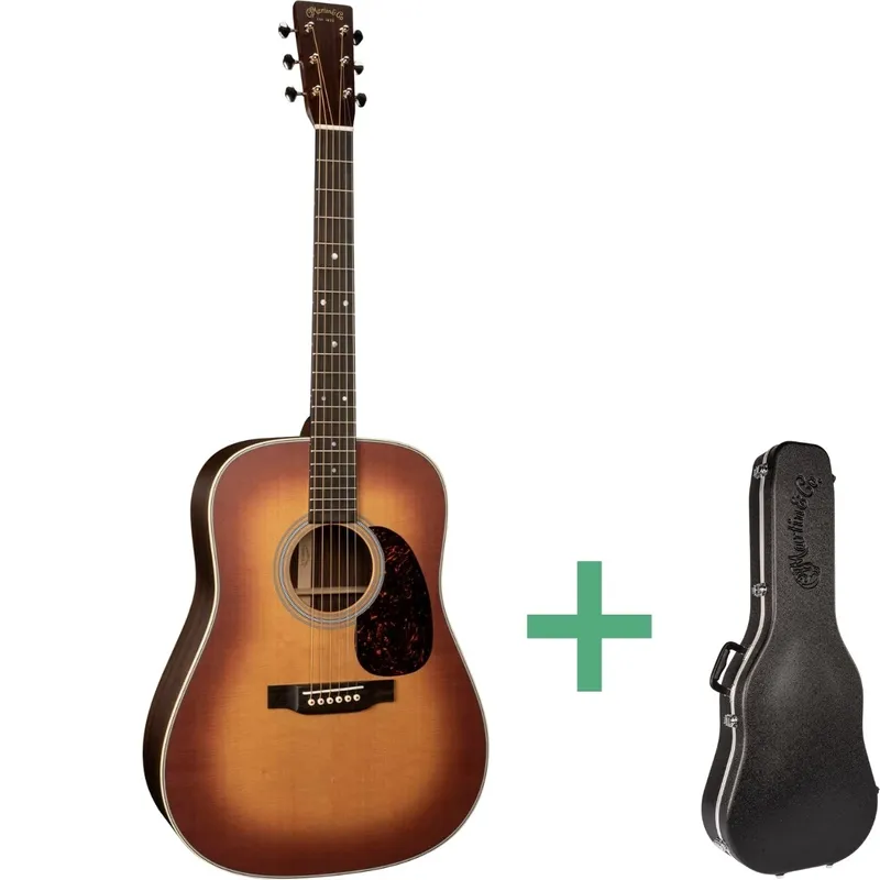 Martin D-28 Satin Amberburst westerngitarr