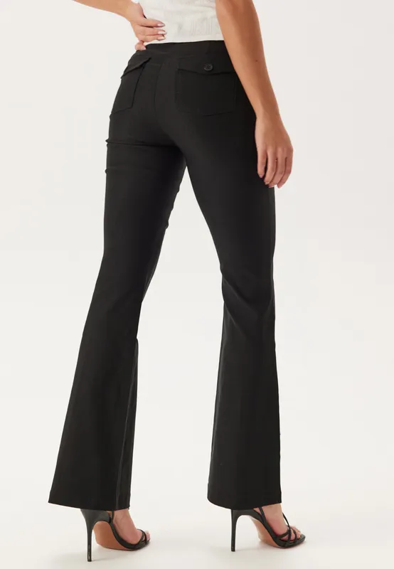 Stretchy Back Pocket Trousers (#2508)