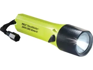 Wareco Flashlite peli 2410 stealthlite led atex zone 0 yellow