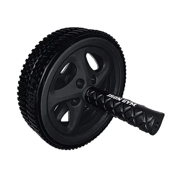 Iron Gym Dual AB Wheel, Svart