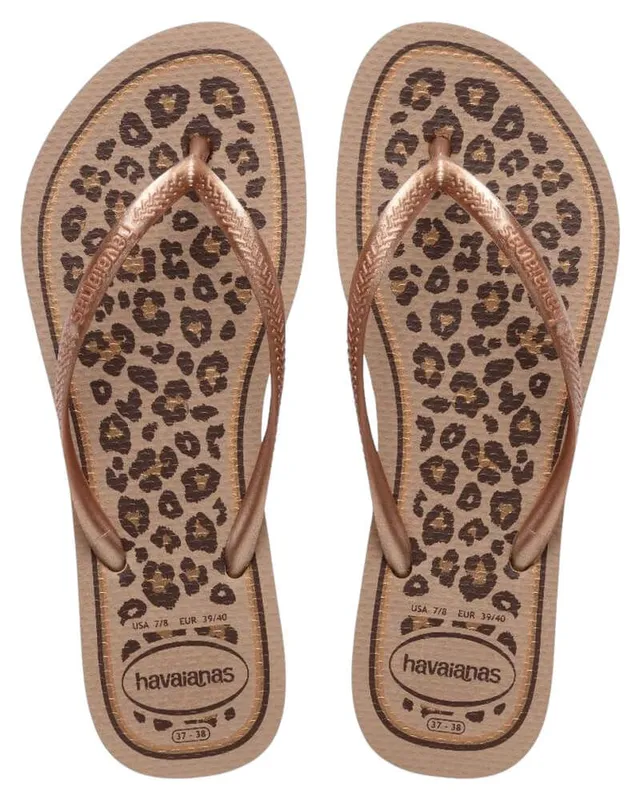 Havaianas Women’s Slim Animals 5282rosegold/rosegol (#3575)