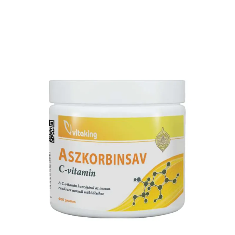 Vitaking – Ascorbinsyrapulver (Vitamin C), 400 g