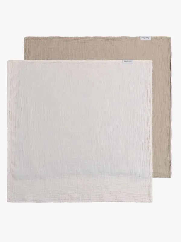 Baby’s Only 65×65 Muslinfilt 2-Pack, Tender Beige